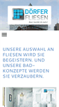 Mobile Screenshot of fliesen-doerfer.com