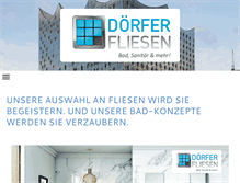Tablet Screenshot of fliesen-doerfer.com